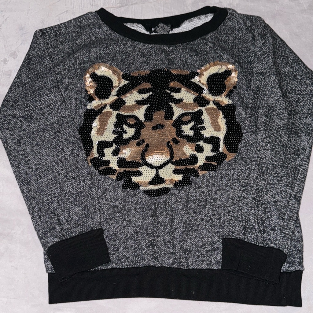 Sequin Tiger Top